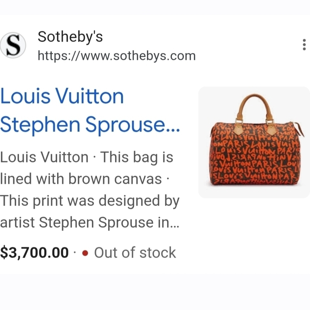 Louis Vuitton Bold Orange and Brown Satchel - Picture 12 of 15
